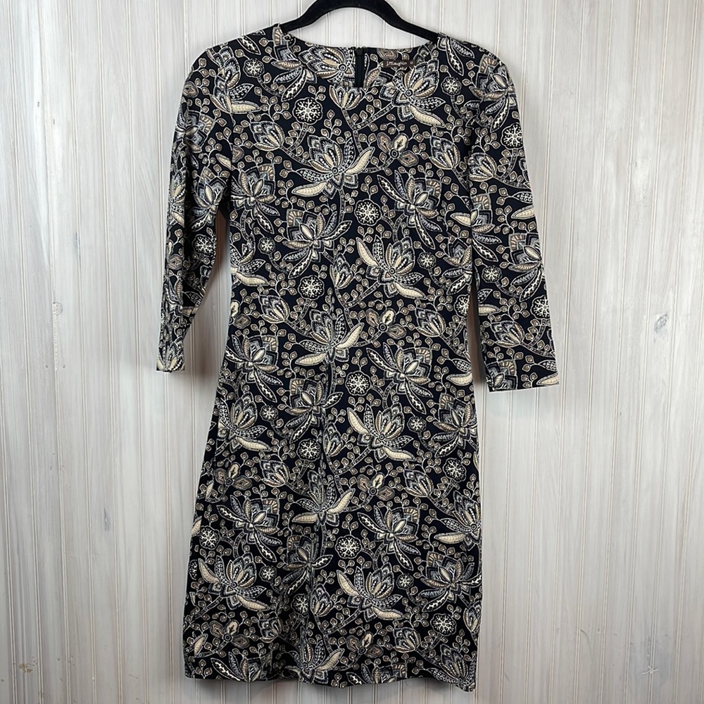 J. MCLAUGHLIN FLORAL CATALINA CLOTH DRESS